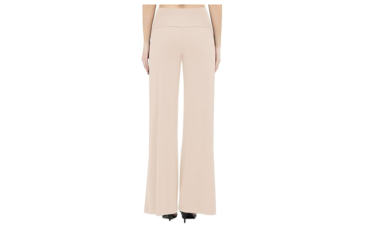 Urban CoCo Women's Dress Pants Solid Wide Leg Casual Sport Trousers, L