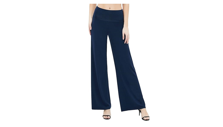 Urban CoCo Women's Dress Pants Solid Wide Leg Casual Sport Trousers,