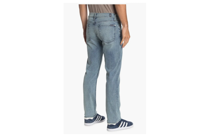 7 For All Mankind Men's Slimmy Slim Fit Jeans, Belize, 34x32