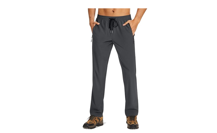 TACVASEN Mens Pants Casual Lightweight Quick Dry Athletic Pants for Men, 30