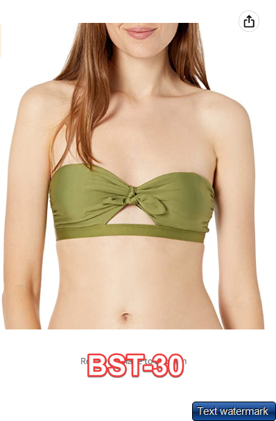 Vicious Young Babes - VYB Women's Standard Olive You Knotted Bandeau Olive M