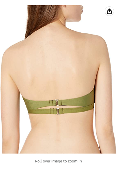 Vicious Young Babes - VYB Women's Standard Olive You Knotted Bandeau Olive M