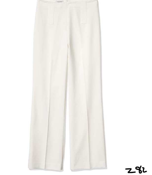 Tahari ASL Women's Wide Leg Sailor Pant, Ivory, 2 ~ Z82