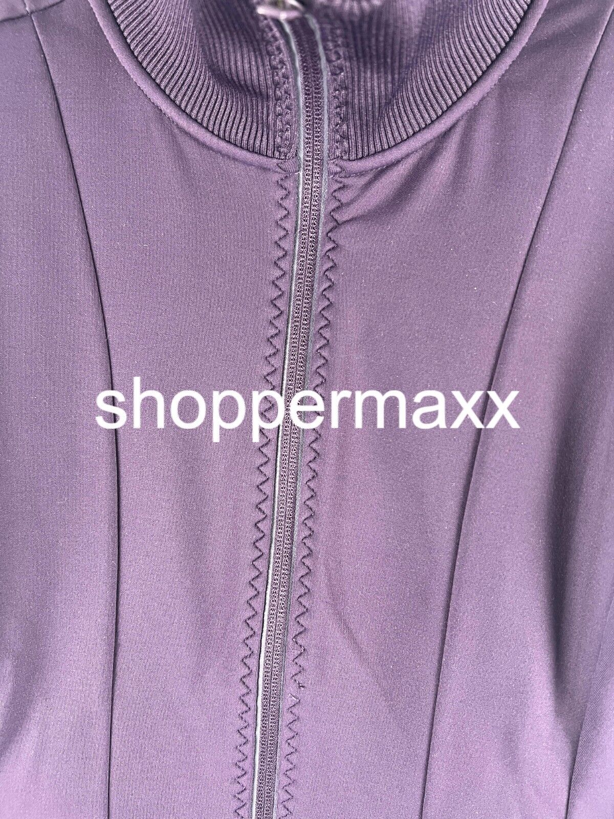 Athleta Women's Full Zip High Collar Hoodie, Plum, Small