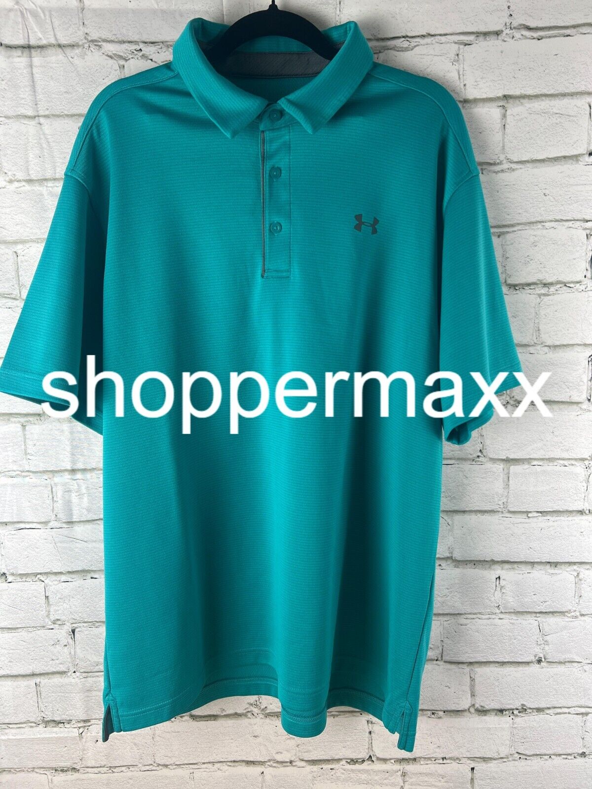 Under Armour Men's UA Tech Polo Shirt, Teal, X-Large