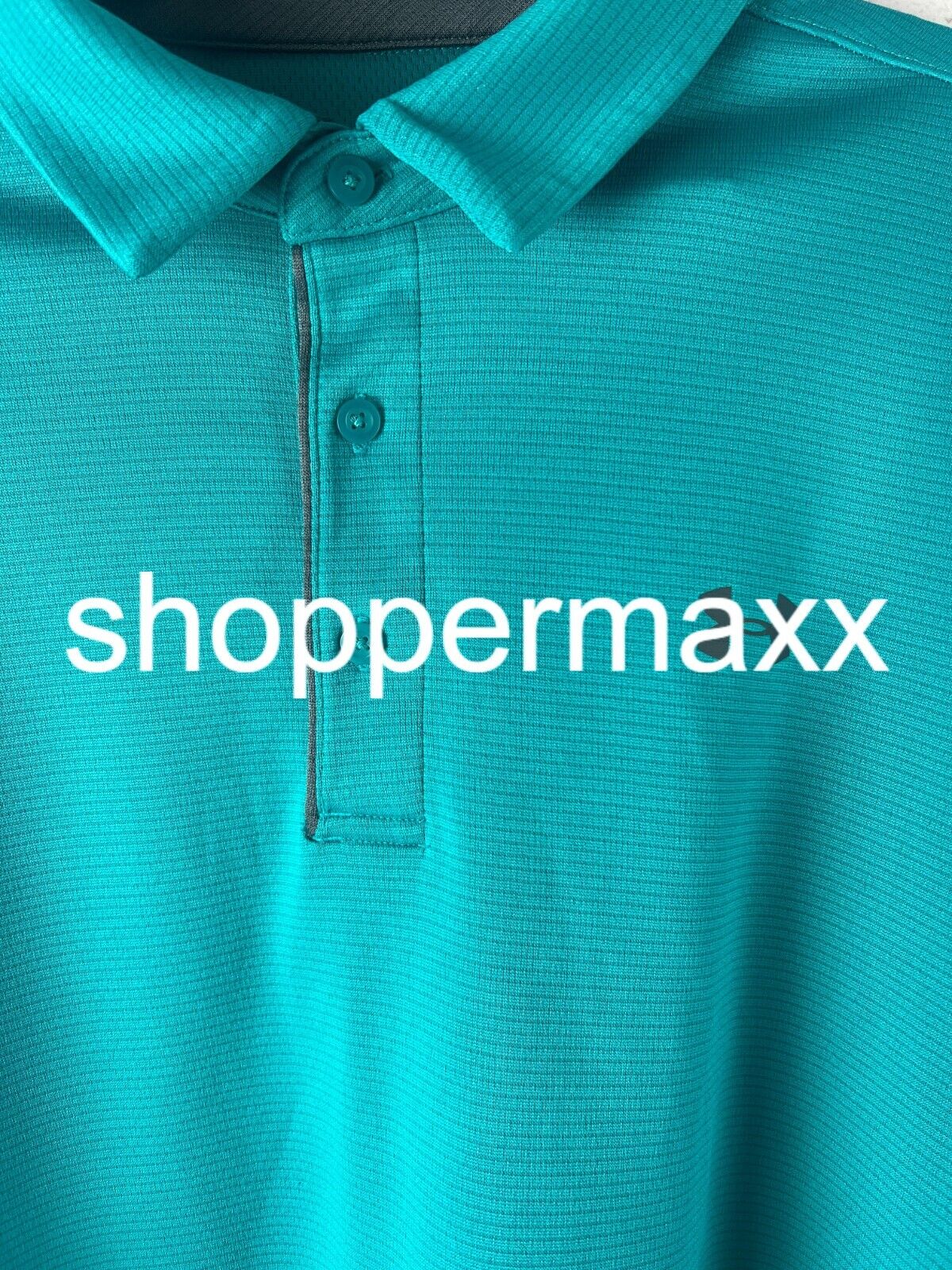 Under Armour Men's UA Tech Polo Shirt, Teal, X-Large