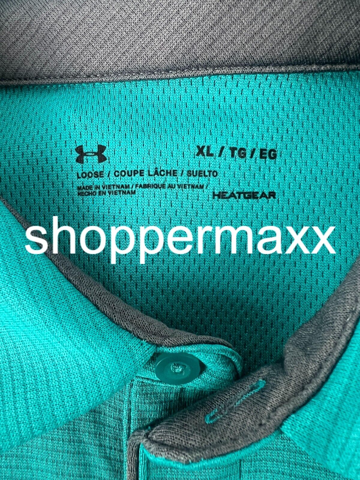 Under Armour Men's UA Tech Polo Shirt, Teal, X-Large