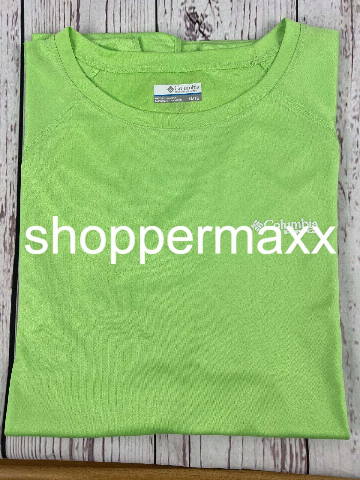 Columbia Men's Terminal Tackle Long Sleeve Fishing Shirt, Lime Green, X-Large