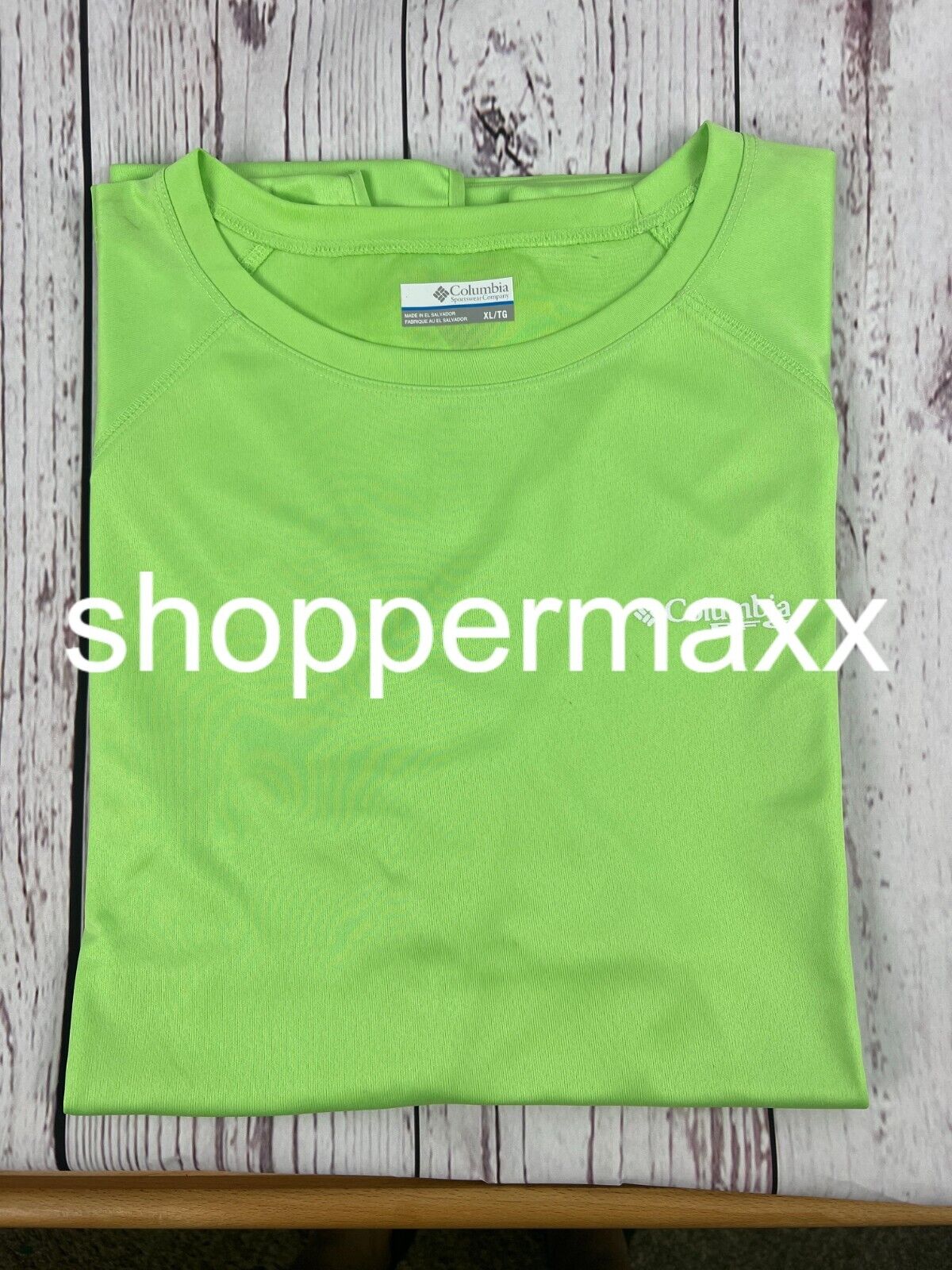 Columbia Men's Terminal Tackle Long Sleeve Fishing Shirt, Lime Green, X-Large
