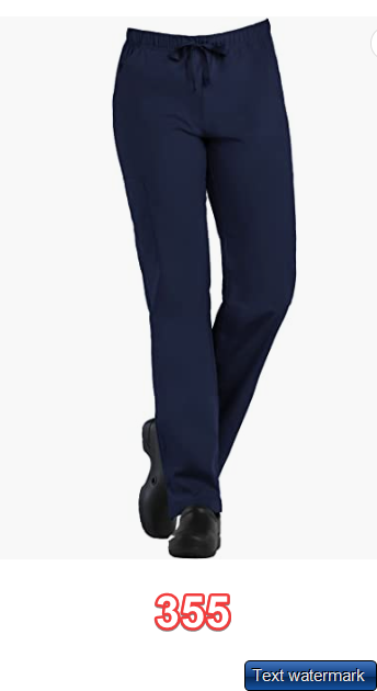 Tru Basic Womens Full Elastic Multi Pocket Cargo Scrub Pant 90103 Navy 2XP