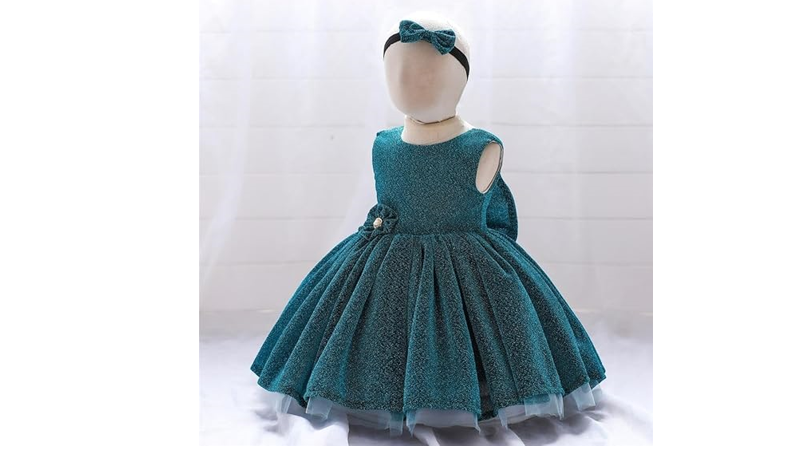 Dressy Daisy Baby Girls' Special Occasion Dresses Wedding Flower, 12-24 months
