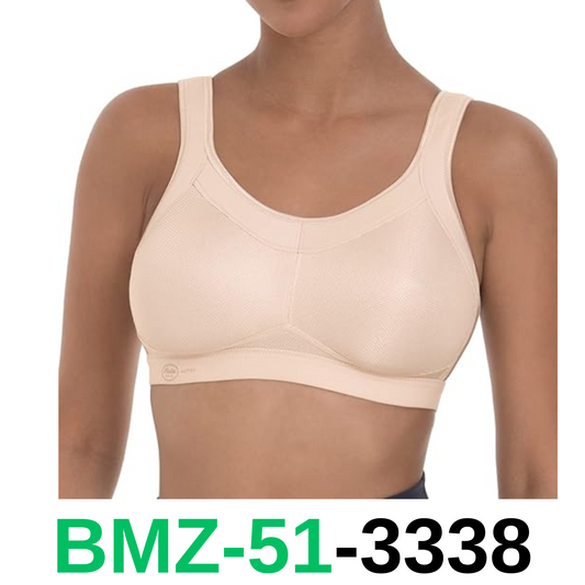 Anita Momentum Soft Cup Sports Bra 5529 Smart Rose, 36C,  Smart Rose