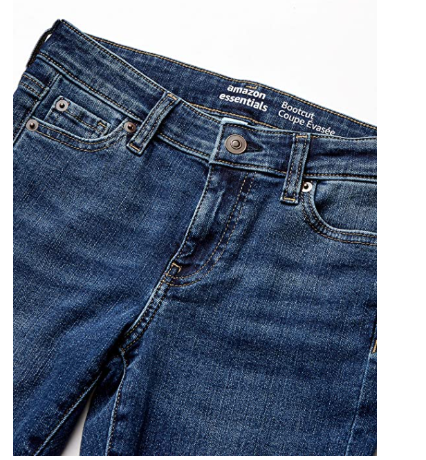 Essentials Girl's Boot-Cut Stretch Jeans, Houston/Medium, 6S ~ Z82