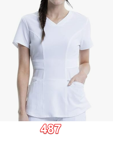 Cherokee V-Neck Women's Scrub Top, 4-Way Stretch, Infinity Uniforms CK623A Large