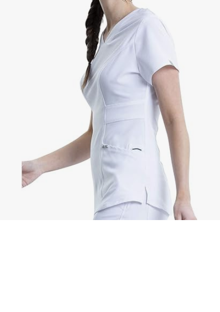 Cherokee V-Neck Women's Scrub Top, 4-Way Stretch, Infinity Uniforms CK623A Large