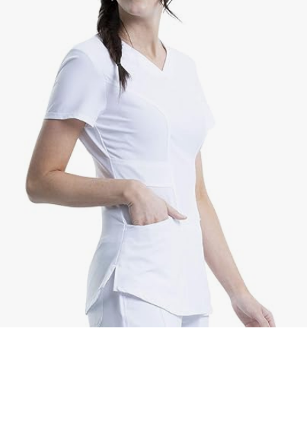 Cherokee V-Neck Women's Scrub Top, 4-Way Stretch, Infinity Uniforms CK623A Large