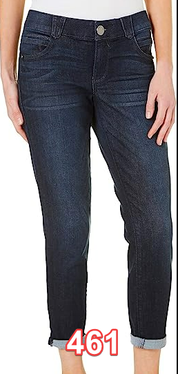 Democracy Women's Ab Solution Crop In Indigo Sz14