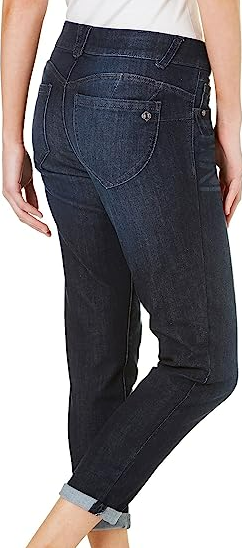 Democracy Women's Ab Solution Crop In Indigo Sz14