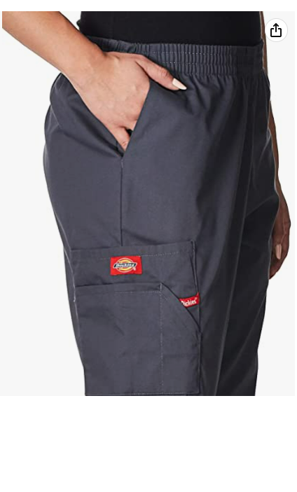 Dickies EDS Signature Women Scrubs Pant Natural Rise Tapered Leg Pull-on 86106