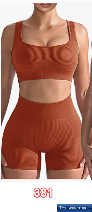 Workout Sets for Women 2 Piece Cute YOGA Workout Set, Two Piece Workout Outfit L