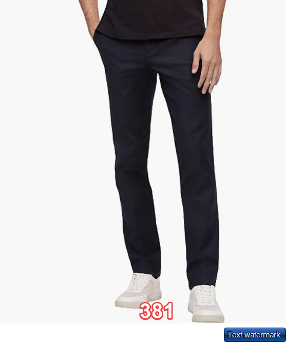 Calvin Klein Modern Stretch Chino Pants Sky Captain 30WX30L