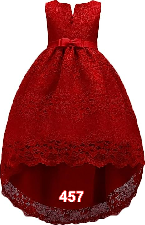 WEONEDREAM Princess Girls Dress for Wedding Birthday Party with Train Size 11-12