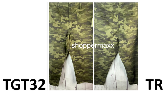Women's High-Rise Barrel Leg Pants - Universal Thread, Camo, Size 17