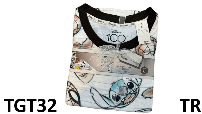 Women's Disney 100 Character Mash Up 2pc Matching Family Pajama Set - White, XL