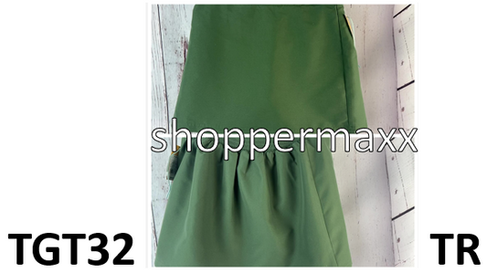 Women's High Waist Supplex Swim Skirt - Kona Sol, Olive Green, Size Small