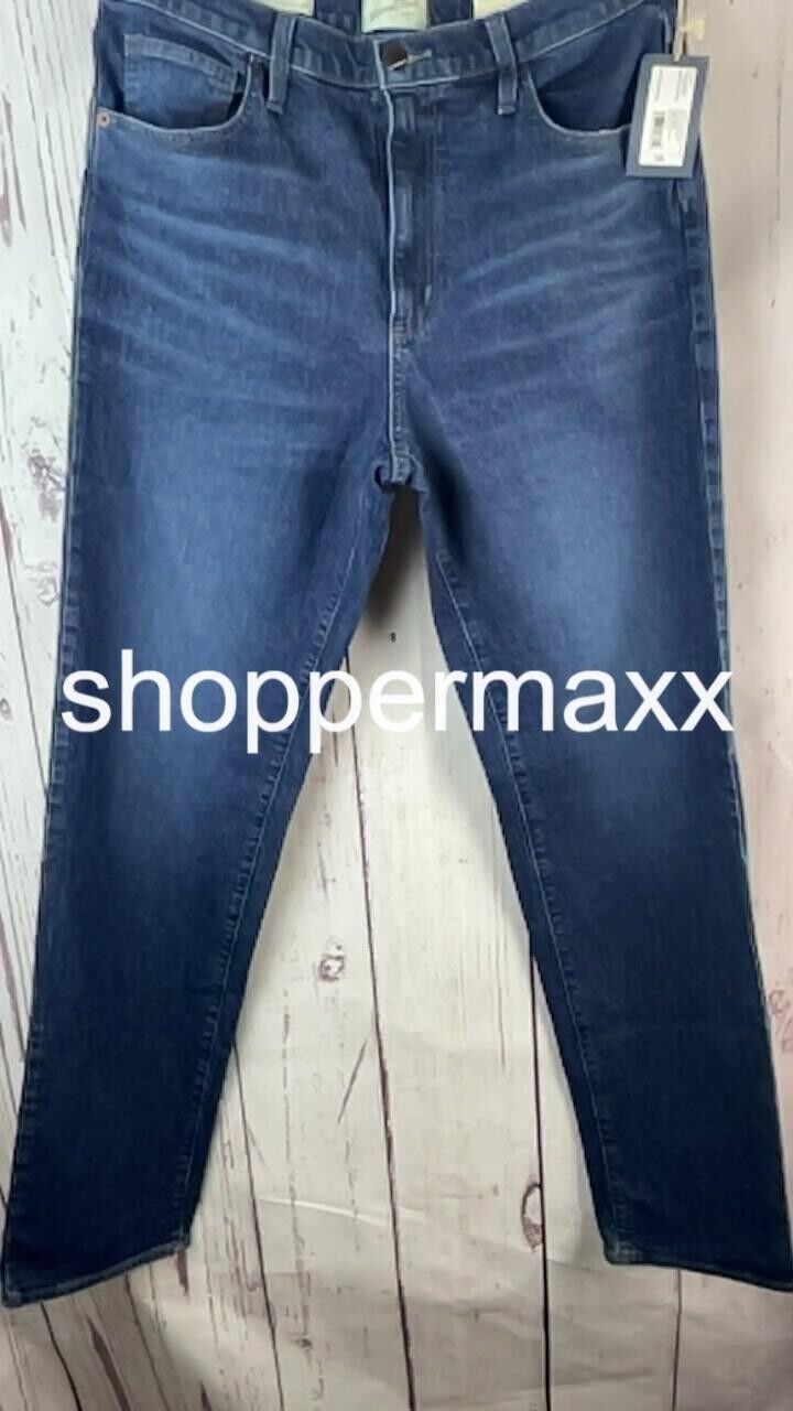 Women's High-Rise Wide Leg Jeans - Universal Thread, Dark Wash, Size 12 Long