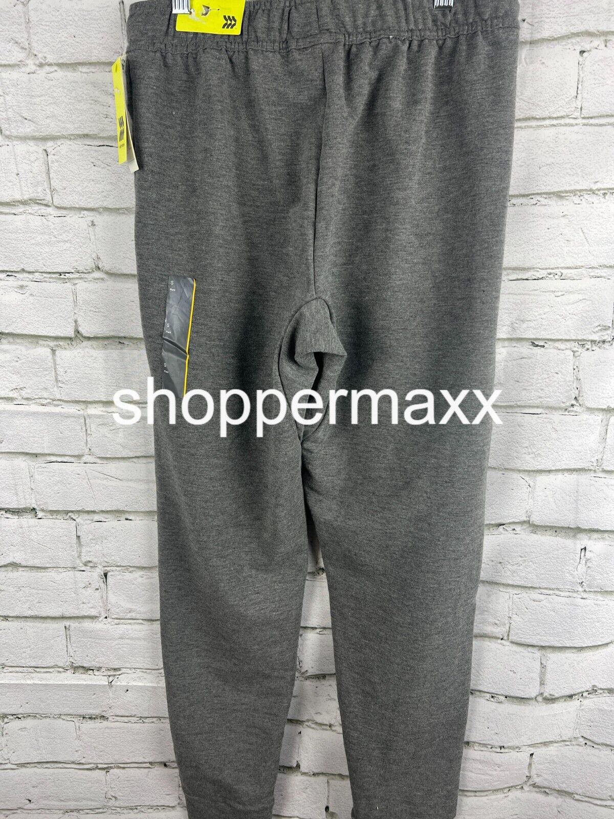 All in Motion Men's Soft Gym Pants, Grey, Size Small