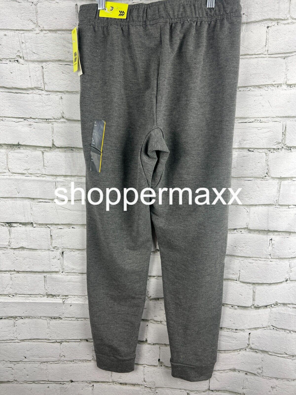 All in Motion Men's Soft Gym Pants, Grey, Size Small