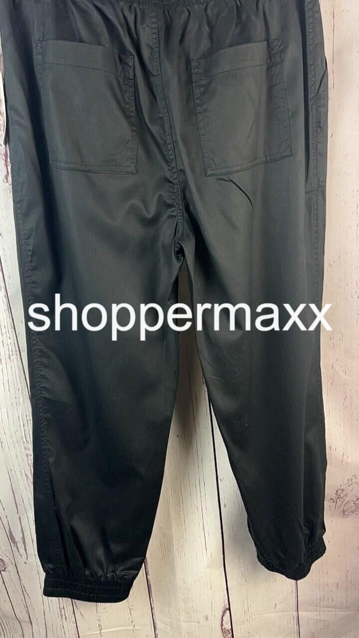 Women's Lined Woven Joggers Pants - All in Motion, Black, Size Large