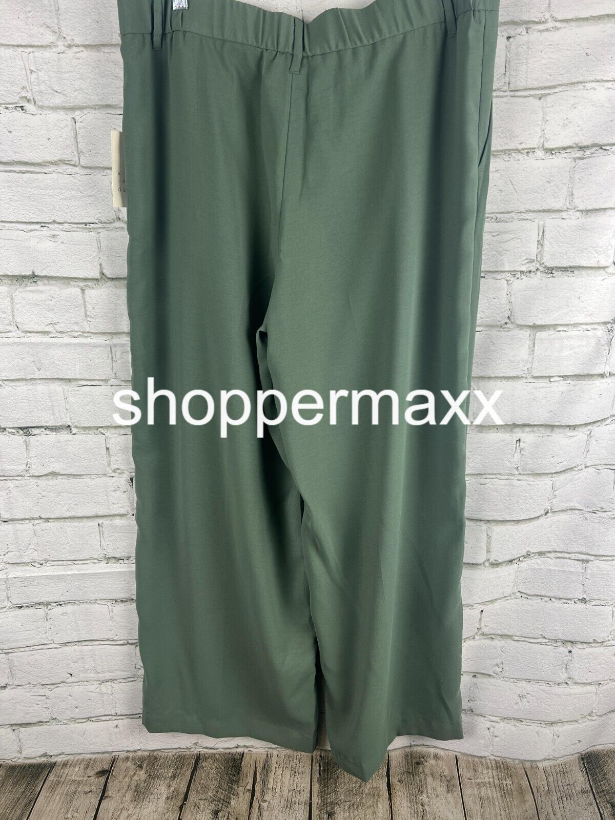 A New Day Women's High-Rise Wide Leg Fluid Pants - 14S Teal