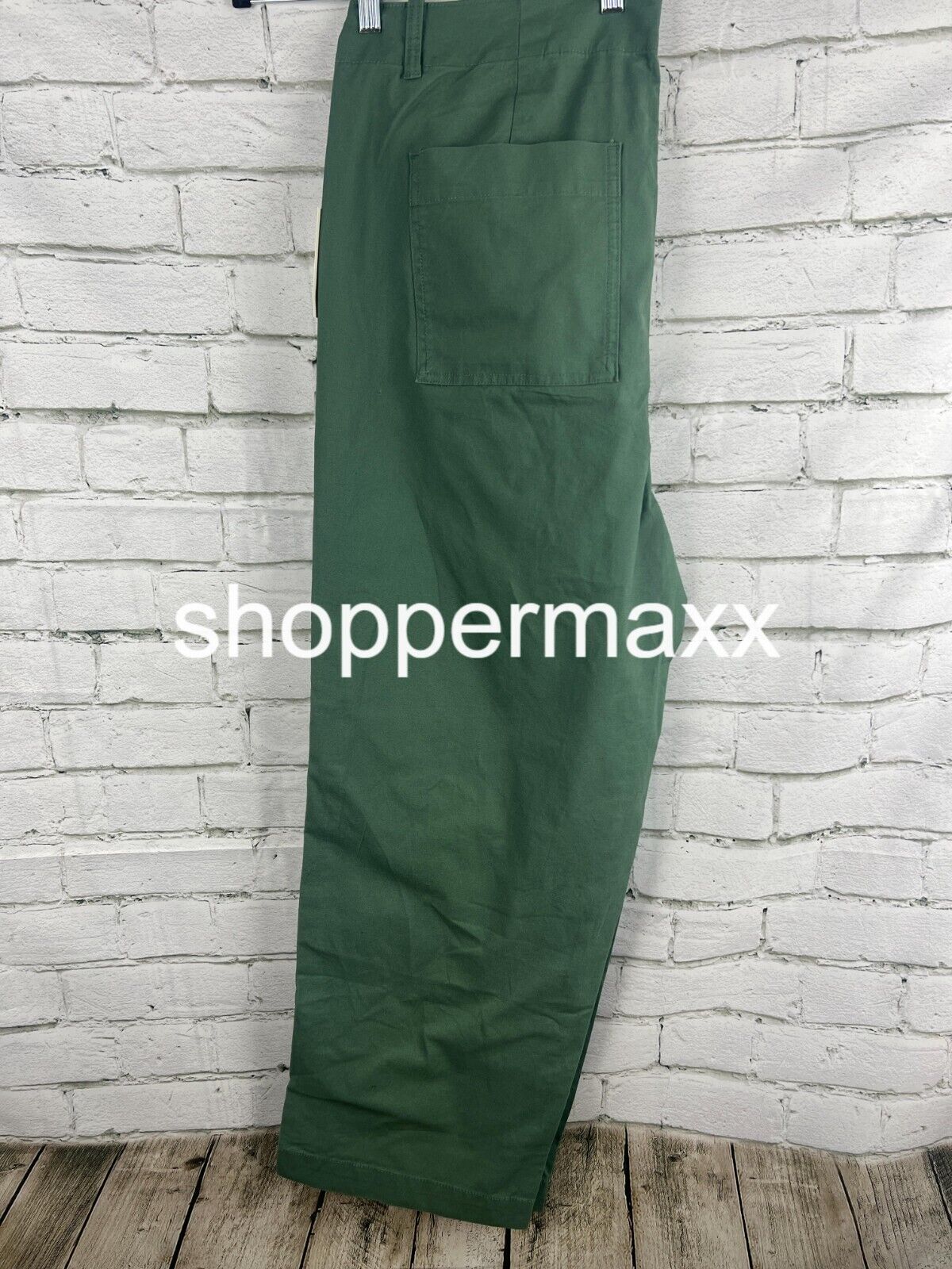 A New Day Women's Mid-Rise Relaxed Straight Leg Chino Pants -Olive 18