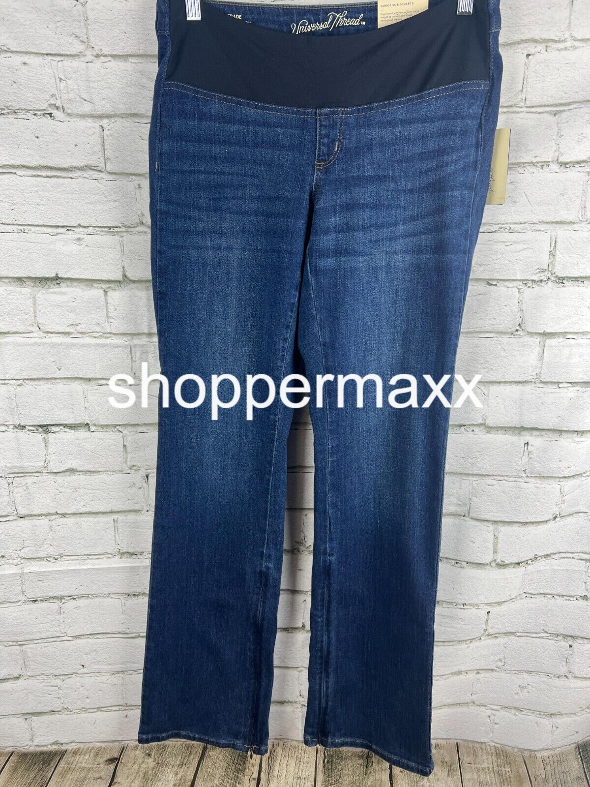 Women's Adaptive Bootcut Jeans - Universal Thread, Dark Denim, Size 12R