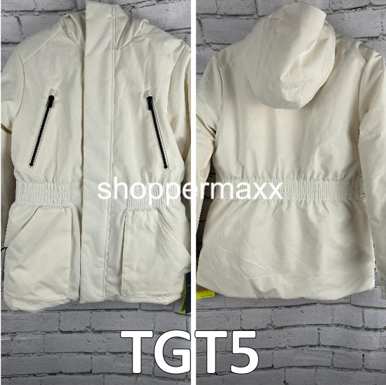 Women's Snowsport Jacket -water- and wind-resistant provides Sung Fit Cream XS