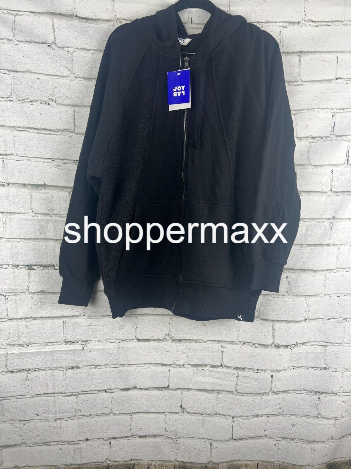 Women's Full Zip Hoodie - JoyLab, Black, Small
