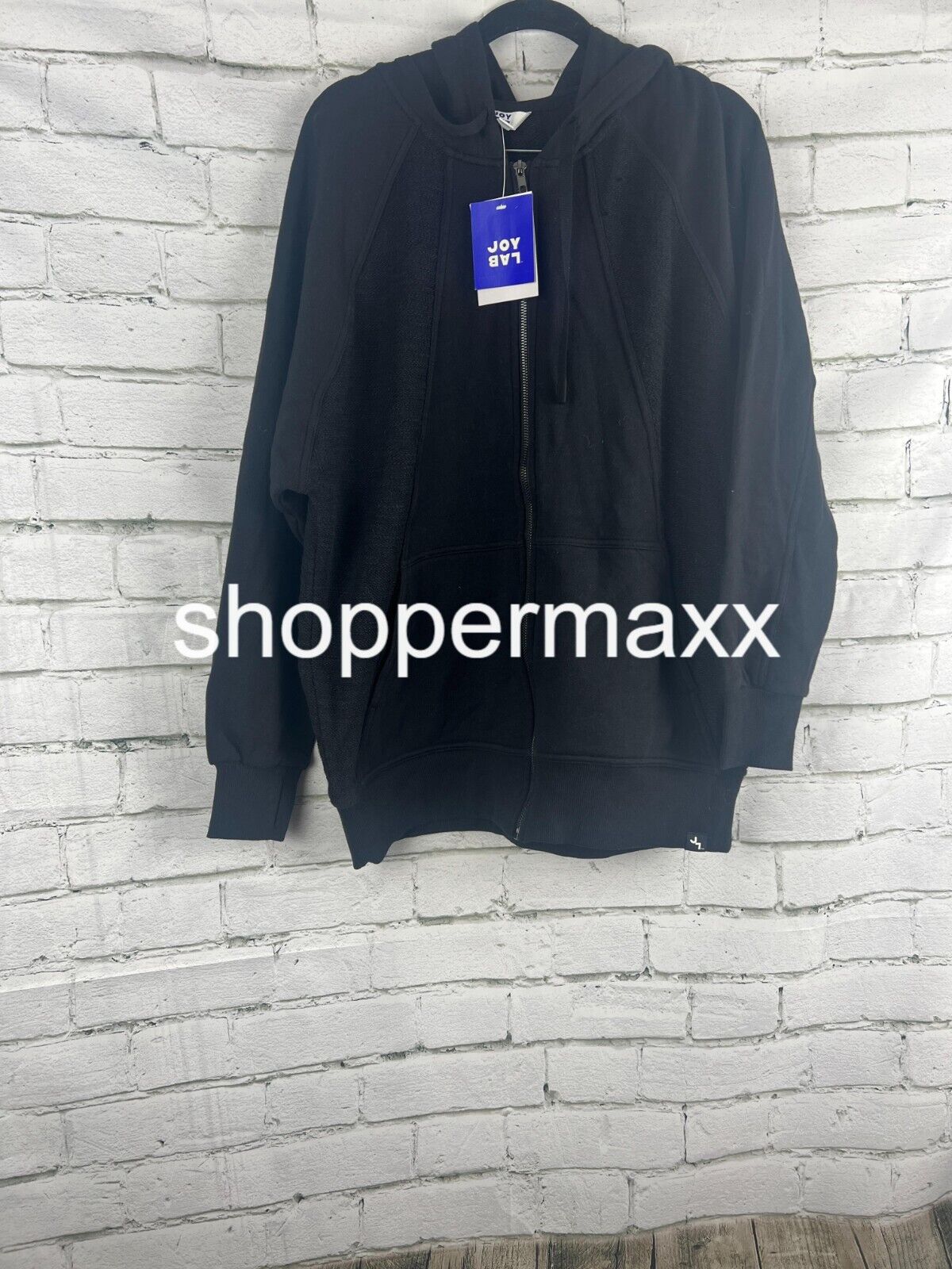 Women's Full Zip Hoodie - JoyLab, Black, Small