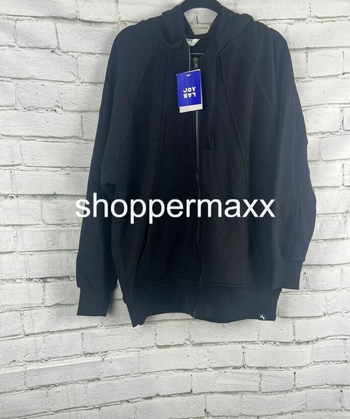 Women's Full Zip Hoodie - JoyLab, Black, Small