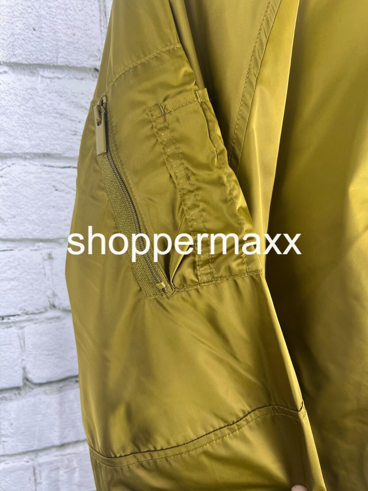 Women's Oversized Bomber Jacket - A New Day, Green, Size Small