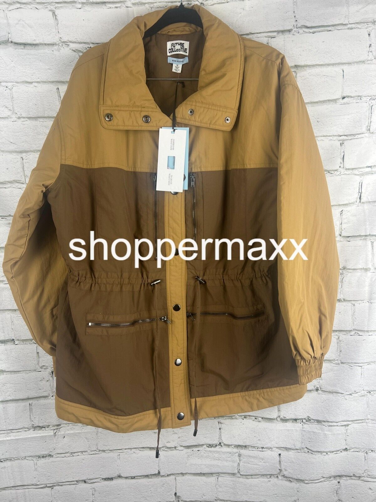 Women's Two Tone Quilt Lined Jacket - Future Collective with Reese Blutstein, M