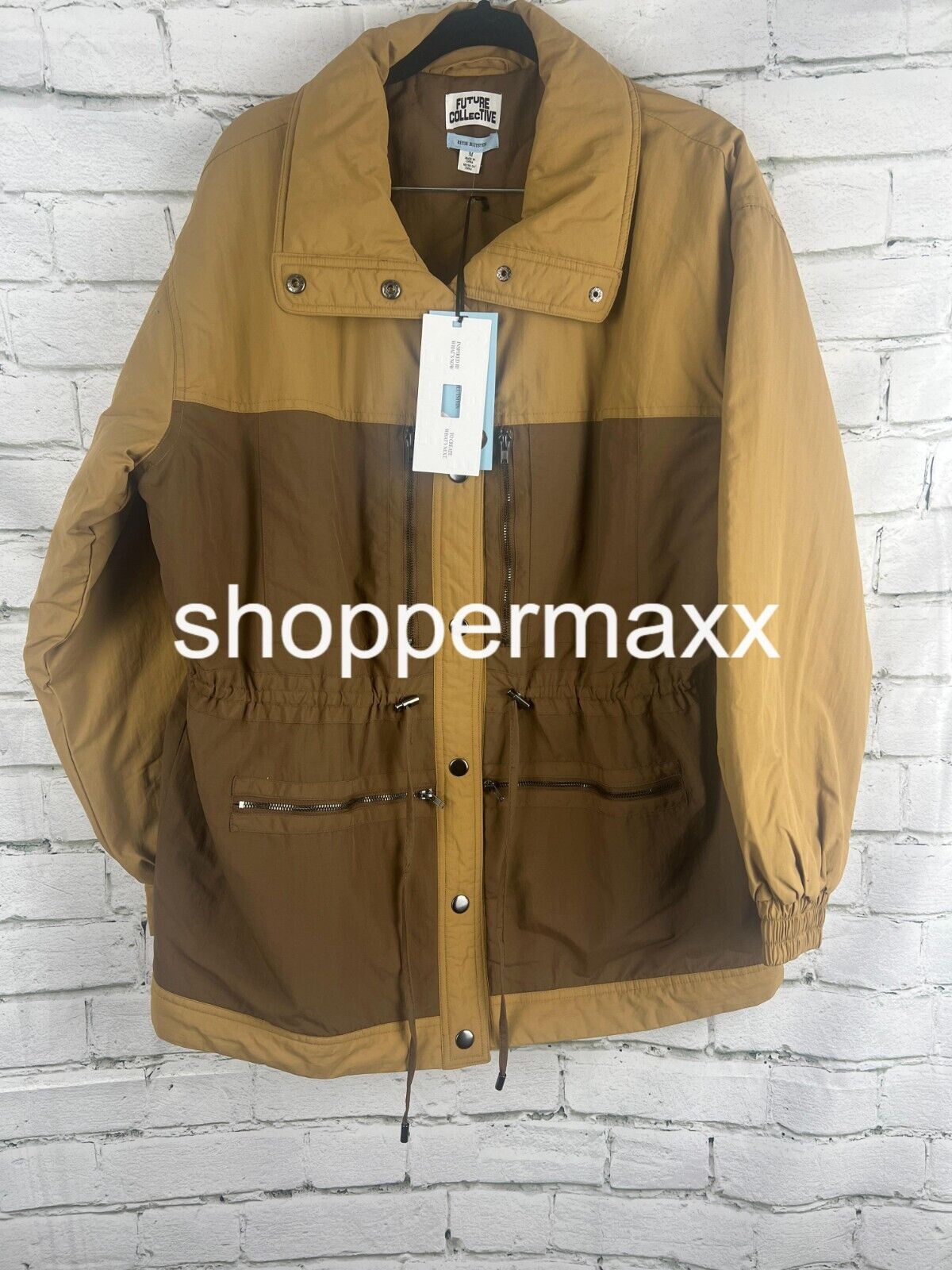 Women's Two Tone Quilt Lined Jacket - Future Collective with Reese Blutstein, M