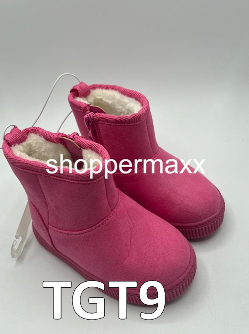 Toddler Arlo Zipper Shearling Style Boots - Cat & Jack, PINK, Size 5