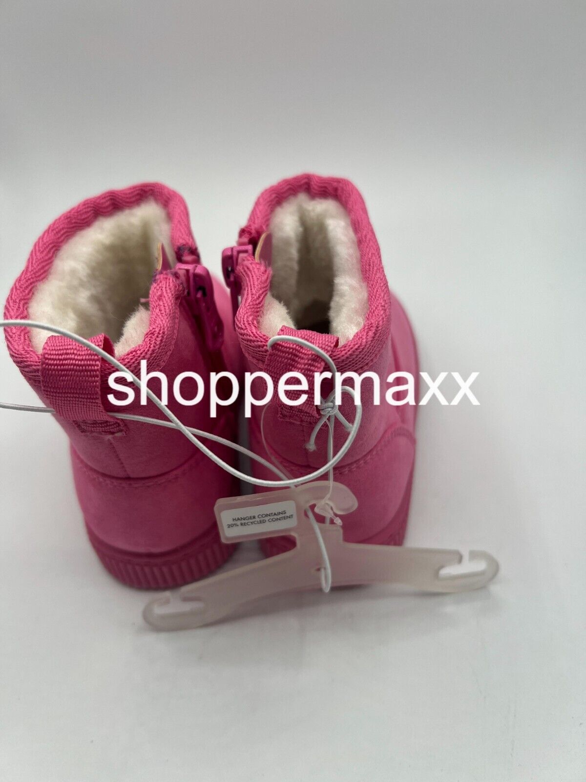Toddler Arlo Zipper Shearling Style Boots - Cat & Jack, PINK, Size 5