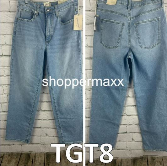 Women's High-Rise 90's Straight Jeans - Universal Thread, Light Wash, Size 8(S)
