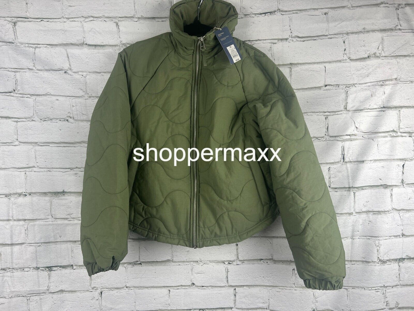 Women's Quilted Jacket - Universal Thread, Olive Green, Size X-Small