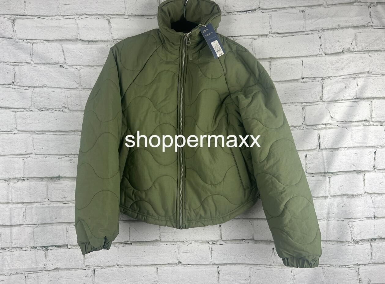 Women's Quilted Jacket - Universal Thread, Olive Green, Size X-Small