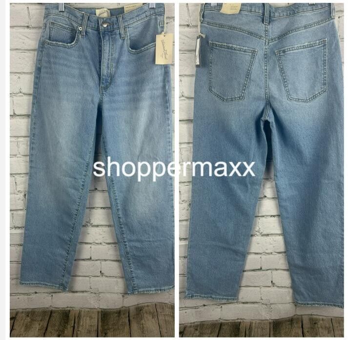 Women's High-Rise 90's Straight Jeans - Universal Thread, Light Wash, Size 8(S)