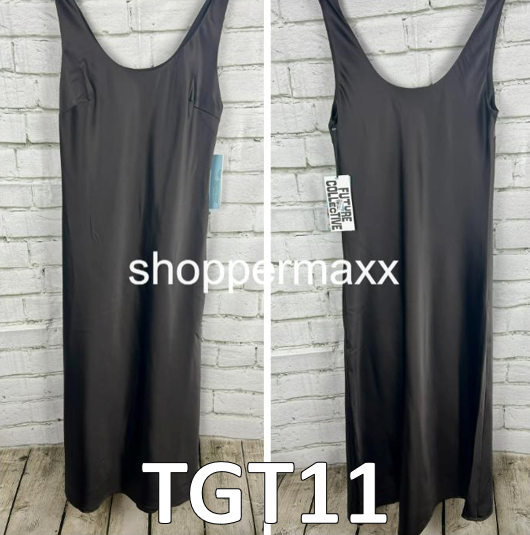 Women's Scoop Neck Strappy Midi Slip Dress-Future Collective, Reese Blutstein, S